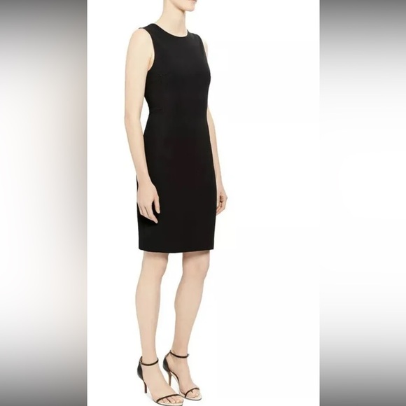 Theory Dress Black Fitted SL size 8 $365 NWT - Picture 2 of 12